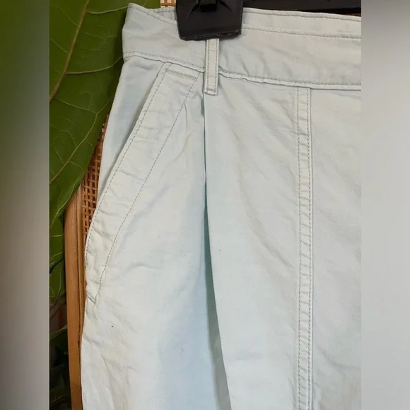 EVERLANE ORGANIC COTTON WIDE LEG ICE BLUE PANTS SZ 14 - Picture 4 of 9